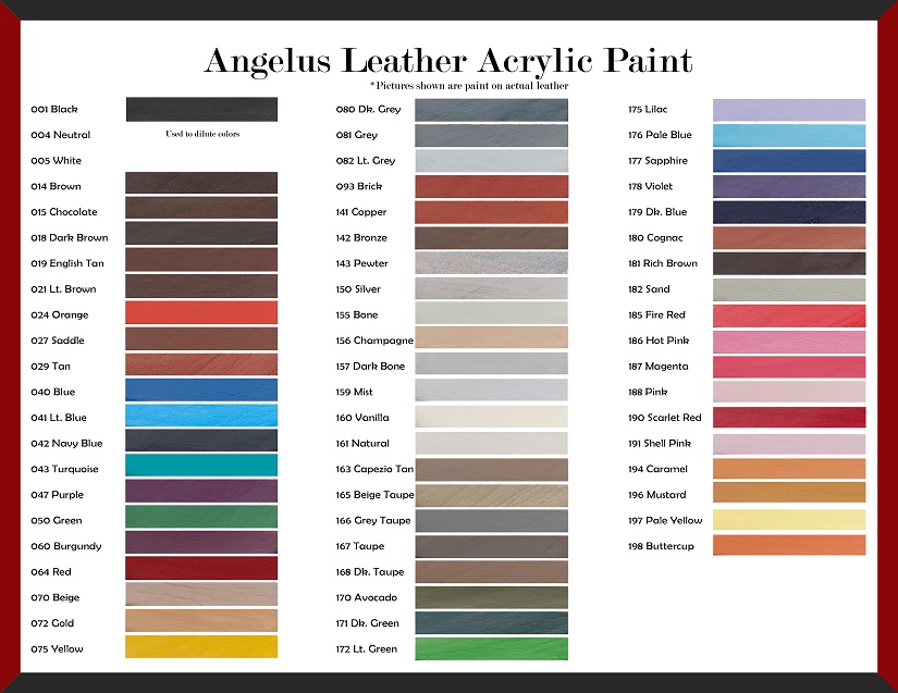 Angelus Acrylic Leather Paint 1oz Navy Blue